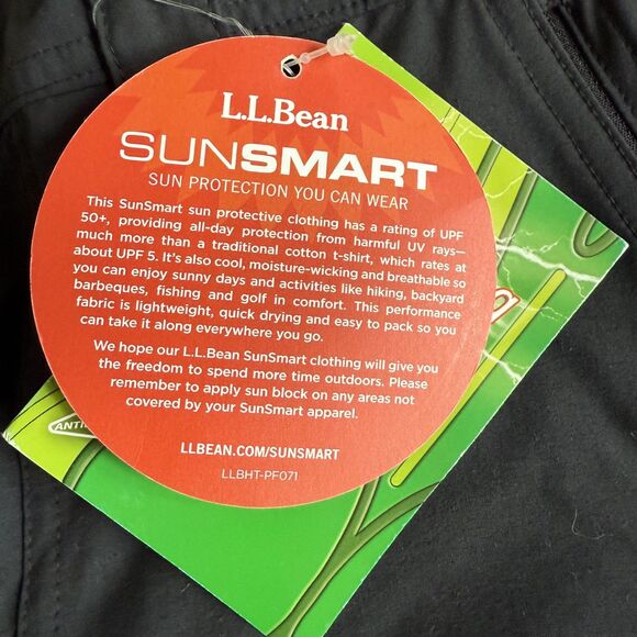 L. L. Bean Mountain Bike Cargo Shorts w/ removable Liner, Black Size M, NWT - Picture 4 of 8